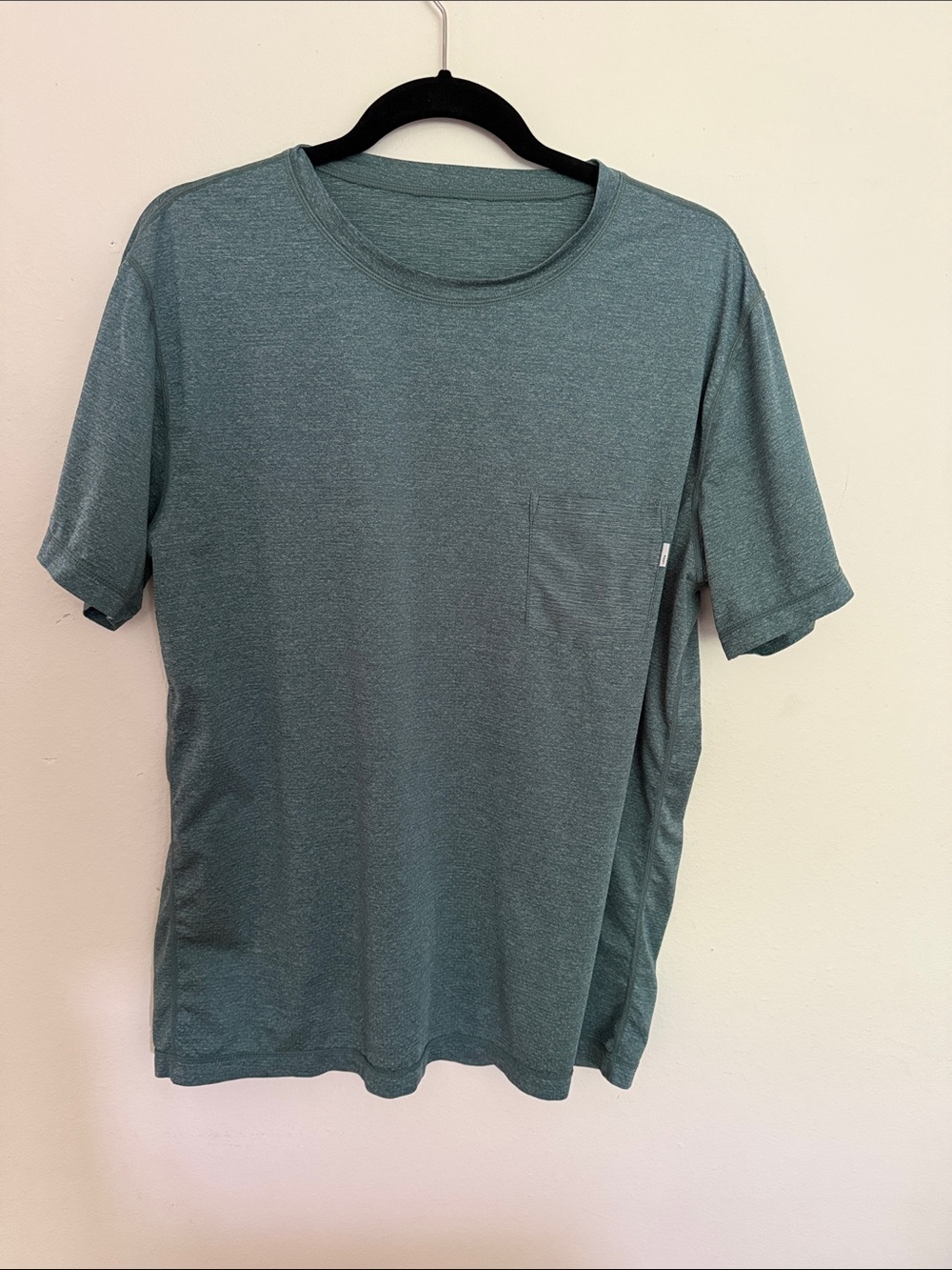 Vuori sz M Heathered Teal Tradewind performance Teal short sleeve T‑Shirt VGUC